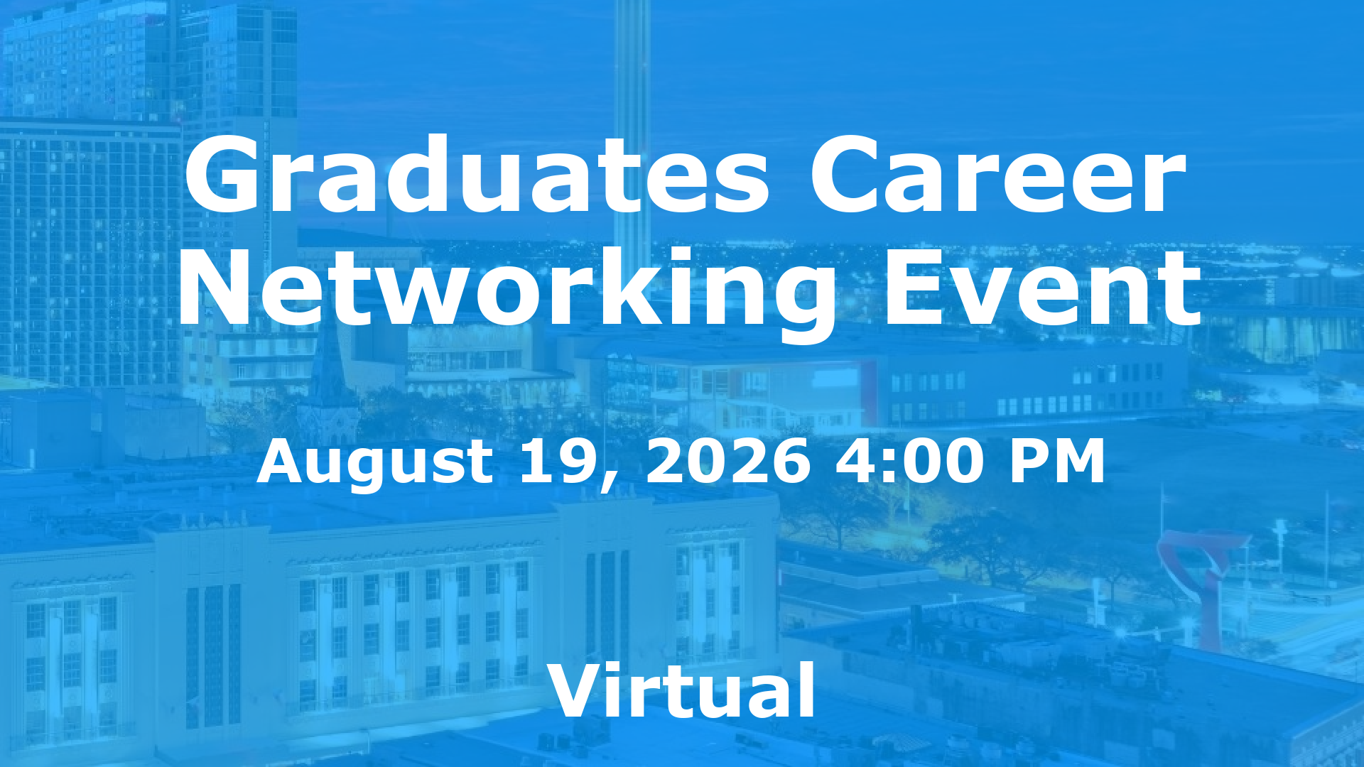 Graduates Career Networking Event event image